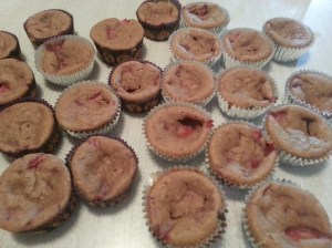 Strawberry Spelt Muffins