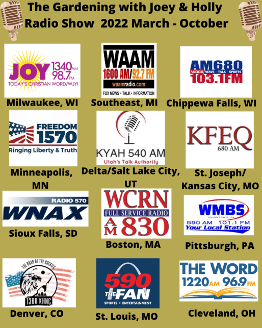 Instagram story The Wisconsin Vegetable Gardener radio show (1)